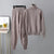 2023 NEW 2 Pc. Knitted Turtleneck Sweater w/Matching Jogging Pants- Pullover Sweater CHIC Outwear Set