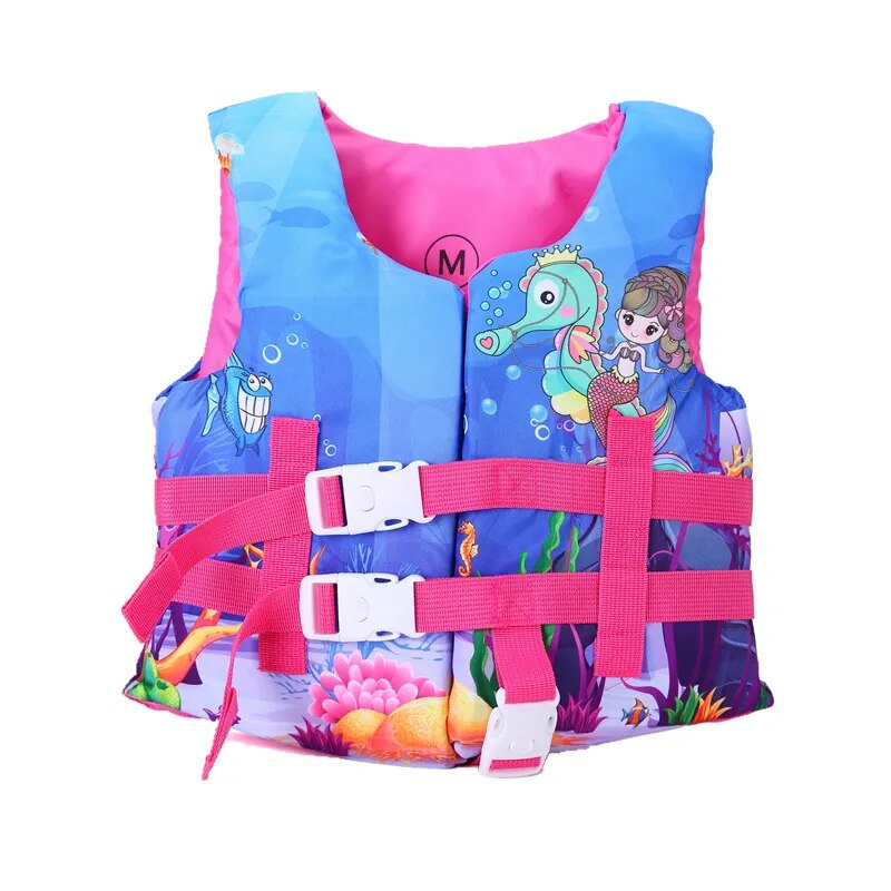 Kids Life Vest Floating Jacket- Girl Boy Swimsuit Power Swimming Pool Accessories for Drifting Boating