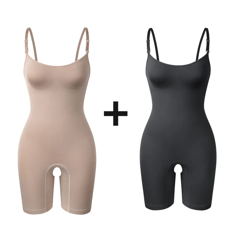 Full Body Seamless Bodysuit Shaper for Women - Tummy Control Butt Lifter