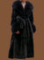 Fluffy Winter Faux Fur Women's Jacket for Women- Plus Size Faux Fur Collar& Sleeve Streetwear Ladies Coats
