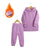 Kids Boys Girl Essential Clothes Set Toddler Solid Fleece Crewneck Sweatshirt+Jogger Sweatpants 2Pieces Children Sport Tracksuit