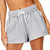 Solid Color Loose Style Sports Shorts - Elastic Waist Sweatpants White/ Violet/ Black/ Grey/ Orange S-XL