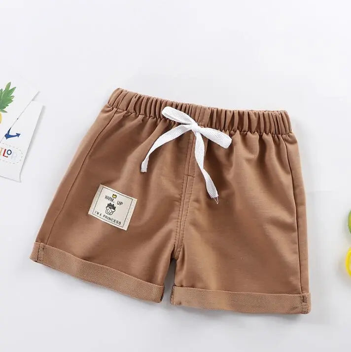 12M- 5T Newborn Baby Shorts for Boys- Casual Plain Color Kids Thin Shorts Pants
