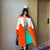 Two-Toned Faux Fur Coat For Ladies- Women's Oversized Outerwear