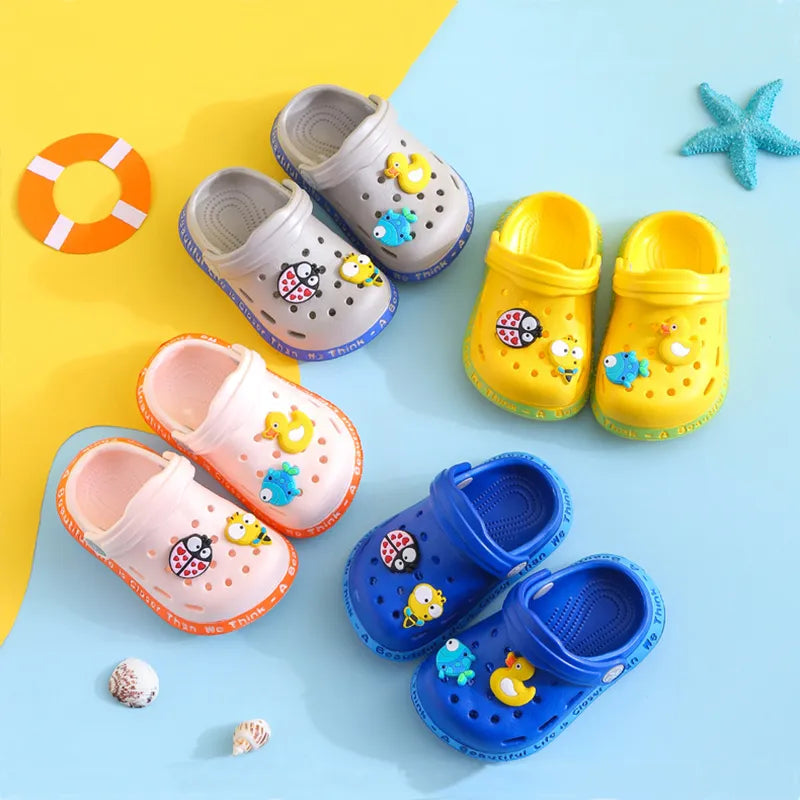 Baby Mules Shoes Sandals for Girls Boys -Unisex Cartoon Sandal Garden Shoes