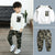 Kids Camouflage Sport Clothing Boys Tracksuit Set- Autumn Camouflage 2pc Children's Tops+ Pants Outfit
