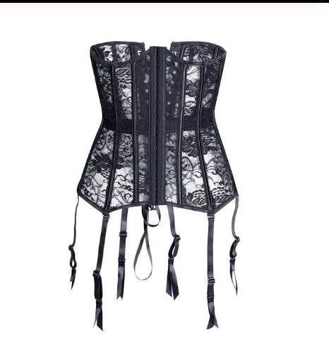 Gothic corset latex tummy control bodysuit corset waist trainer bodyshaper shapewear