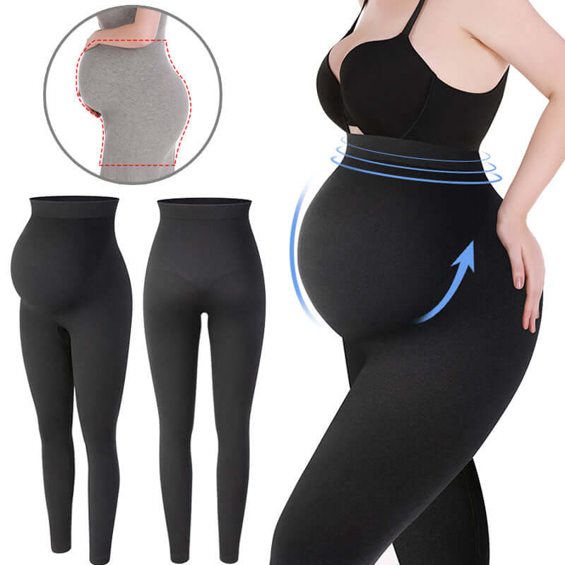 Maternity belly support leggings tights high waist