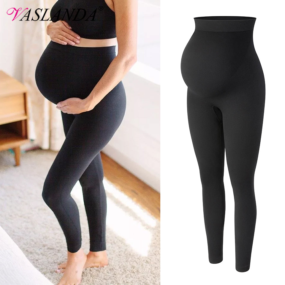 Bell support maternity leggings pregnant tights high waist