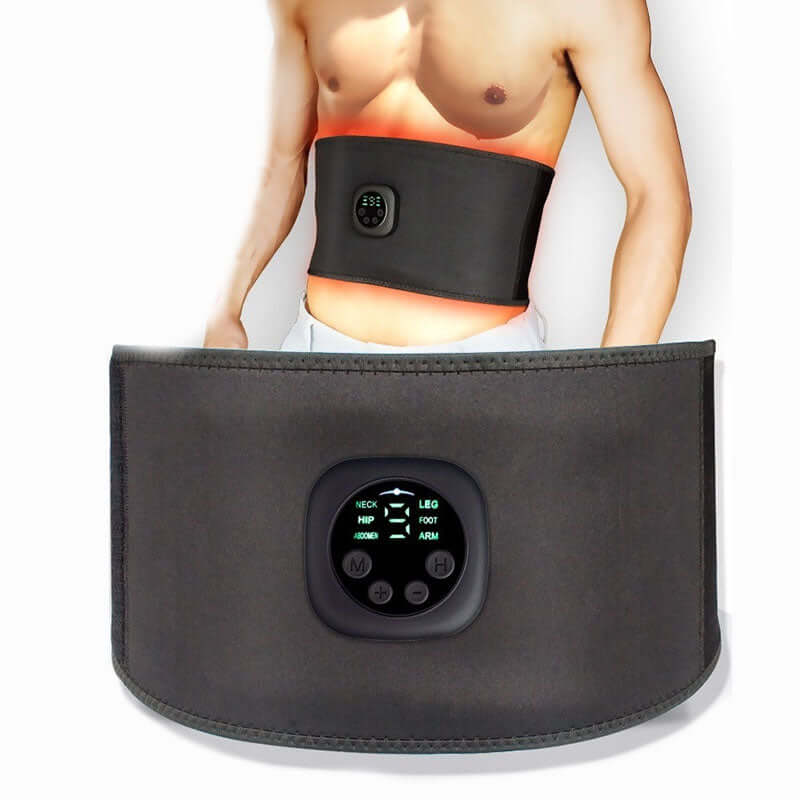 Electric abdominal body slim belt muscle stimulator fitness gym equipment