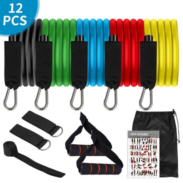 Bodybuilding Resistance band gym fitness equipment accessory workout