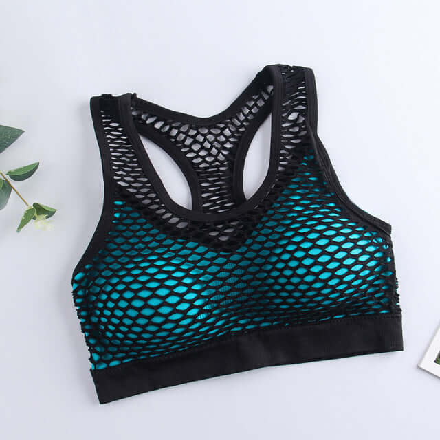 Wireless push up crop top sports bra fitness exercise yoga running workout sportswear