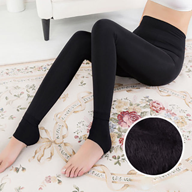 Thick Solid Push Up High Elastic Jeggings Leggings