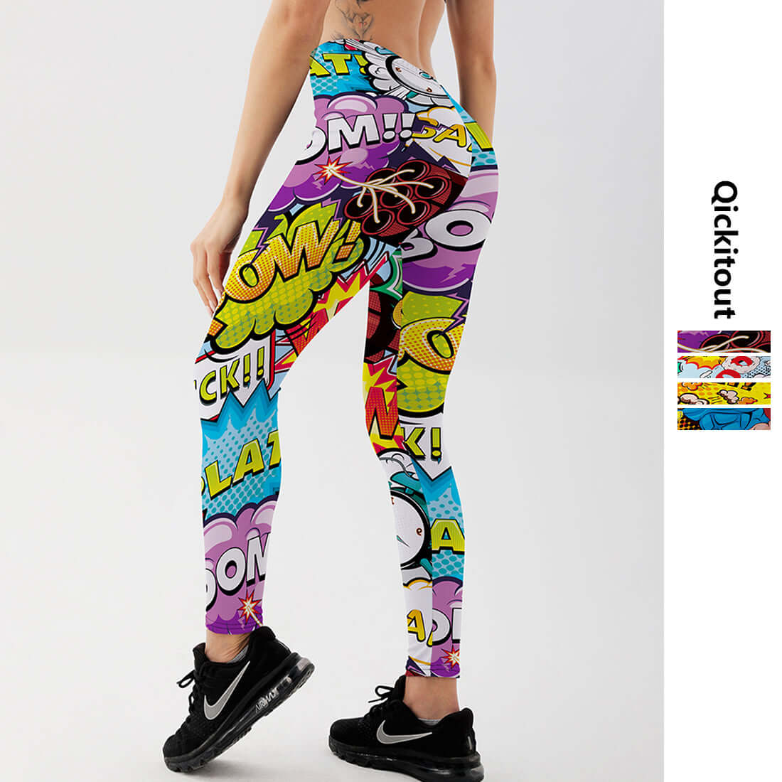 3d printed push up cartoon game fitness leggings yoga gym exercise tights women's sportswear activewear