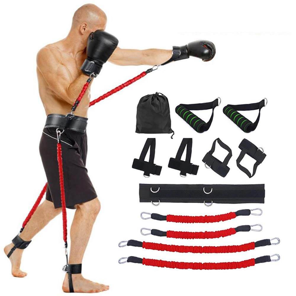 Boxing training Resistance bands exercise stretching gym equipment