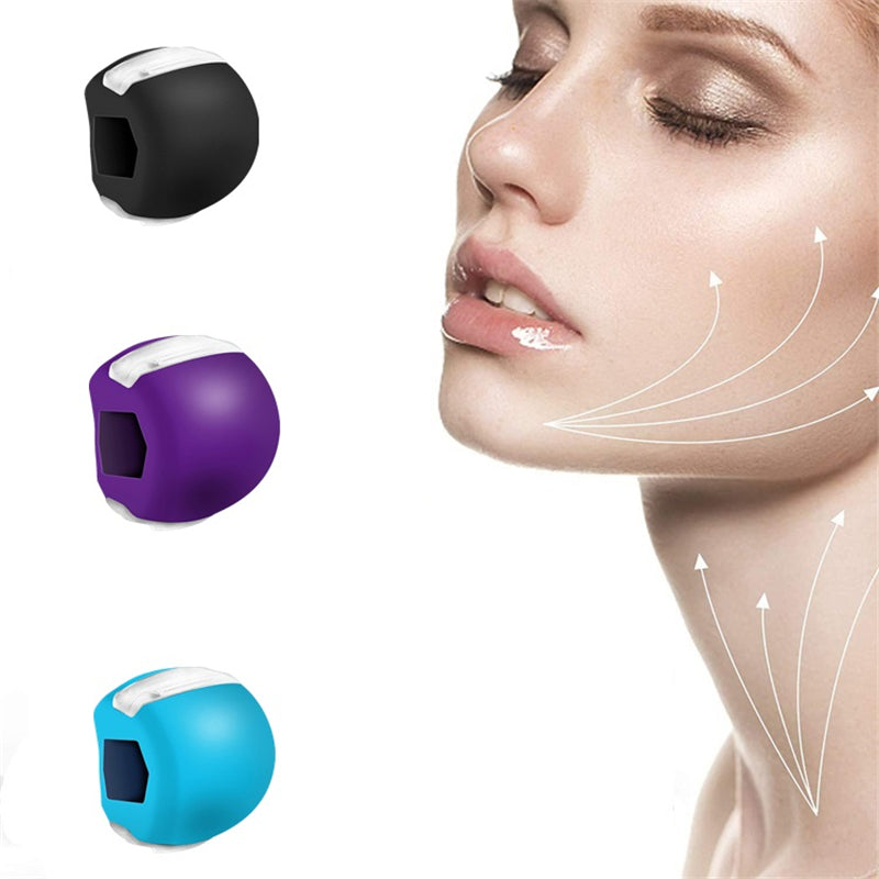 Silica Gel Jaw Exerciser -Face Stress Ball Jawline Muscle Facial Toner