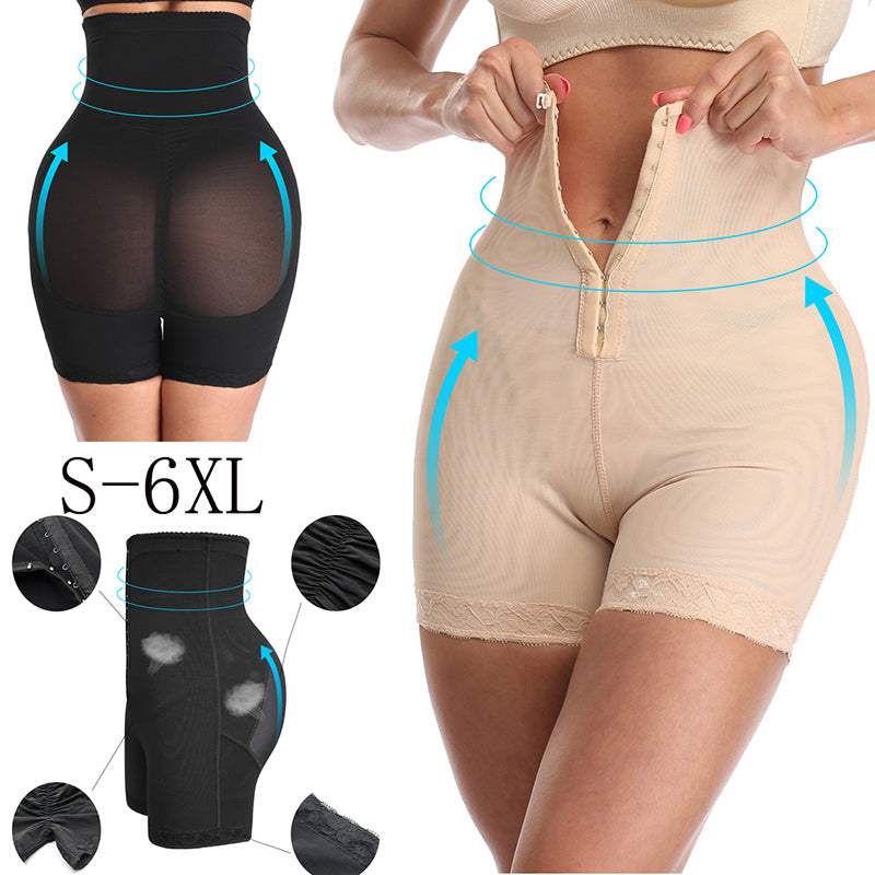 Plus size waist trainer booty lift shapewear body shaper corset