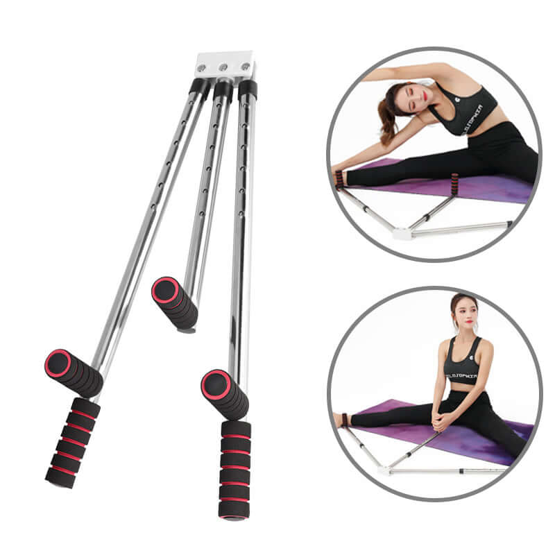 Adjustable leg stretcher training fitness exercise equipment accessory