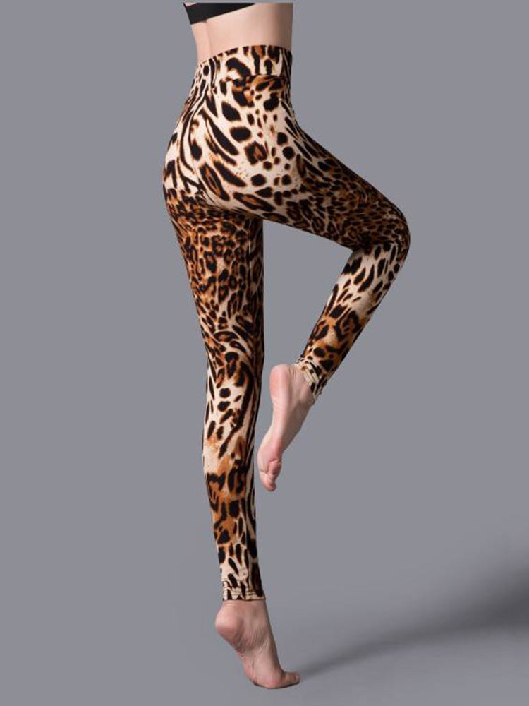 Sexy Leopard Printed Elastic High Waist Legging