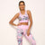 Women's two piece sports bra leggings tracksuit yoga activewear set