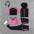Five piece Exercise outerwear gym fitness crop top leggings shorts women's activewear sports tshirt bra crop top exercise workout